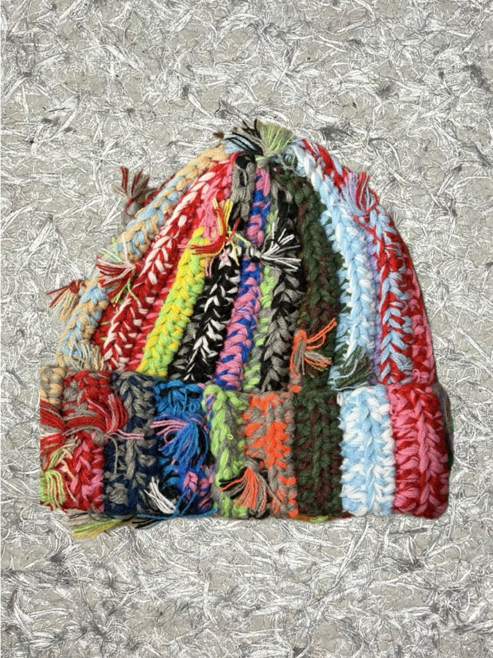Supreme Multicolored Hand Tied Beanie - Picture 3 of 3